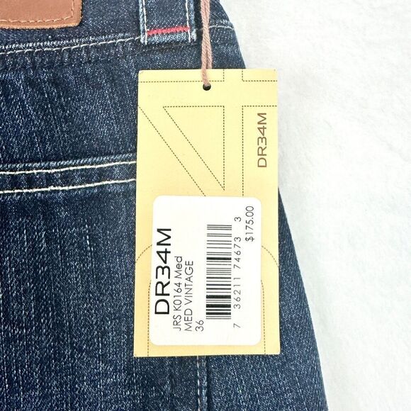 Hakeem Olajuwon DR34M Relaxed Straight Jeans 36x33 New USA Made Medium Vintage - Picture 5 of 6